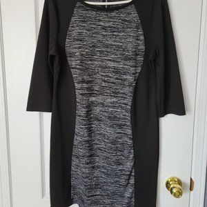 Black and Grey Dress